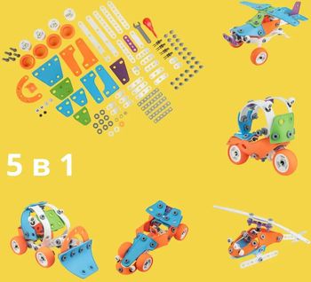 Конструктор Otamanko Грайко-Збирайко, 132 детали (532.01.68) - Pampik - 18