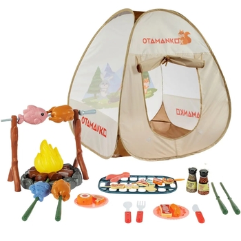 Ігровий набір для кемпінгу Otamanko Мандруй та готуй, 35 елементів (532.02.61) - Pampik