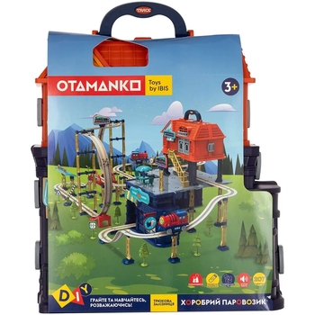Игровой набор Otamanko Трюковая железная дорога Храбрый паровозик, 207 деталей (532.02.31) - Pampik - 3