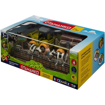 Ігровий набір-конструкторOTAMANKO Веселий хутір: трактор з причепом та фермер з коровами (532.01.56) - Pampik - 10