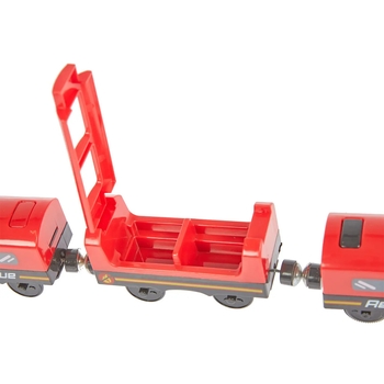 Ігровий набір ZIPP Toys Міський експрес, 92 деталі, червоний (532.01.09) - Pampik - 4