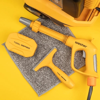 Іграшковий інструмент OTAMANKO Майстерко: портативна автомийка, жовтий (532.01.49) - Pampik - 3