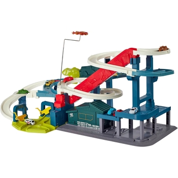 Ігровий набір ZIPP Toys Dino Автотрек-міська розв'язка. електричний, 8 машинок (532.01.29) - Pampik - 5