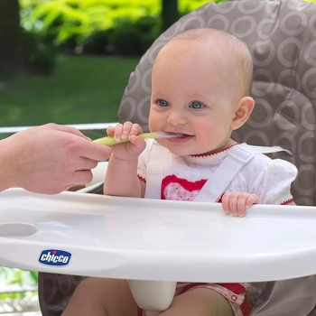 Ложка силиконовая Chicco, зеленый (06828.51) - Pampik - 8