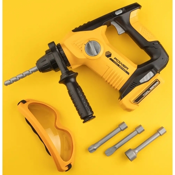 Іграшковий інструмент OTAMANKO Майстерко: дриль з насадками, жовтий (532.01.48) - Pampik - 7