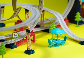 Игровой набор Otamanko Трюковая железная дорога Храбрый паровозик, 137 деталей (532.02.30) - Pampik - 7