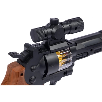 Пістолет світлозвуковий ZIPP Toys Револьвер, чорний (0532.01.22) - Pampik - 5