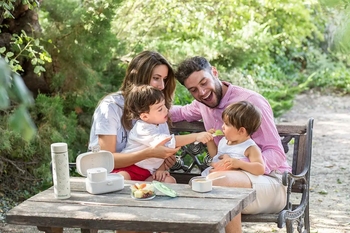 Термос Miniland Natur Chip, білий, 450 мл (89262) - Pampik - 4