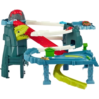 Игровой набор ZIPP Toys Dino Автотрек-вулкан, электрический, 8 машинок (532.01.28) - Pampik - 4