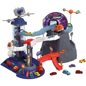Игровой набор ZIPP Toys Dino Автотрек-ракета, электрический, 6 машинок (532.01.27) - Pampik - 16