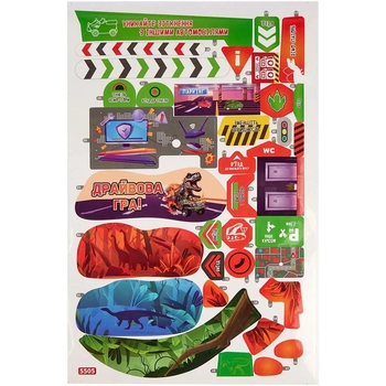 Игровой набор ZIPP Toys Dino Автотрек-вулкан, электрический, 8 машинок (532.01.28) - Pampik - 16