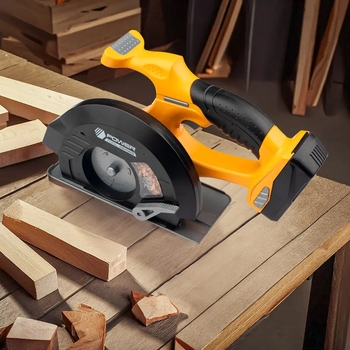 Іграшковий інструмент OTAMANKO Майстерко: циркулярна пилка, жовтий (532.01.46) - Pampik - 3