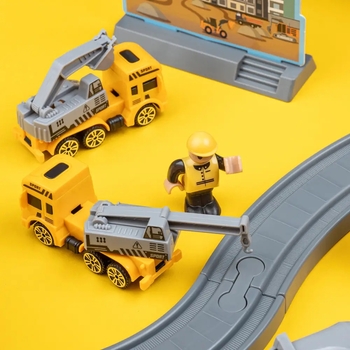 Игровой набор OTAMANKO Странствующий Экспресс, 92 детали, желтый (532.01.32) - Pampik - 5