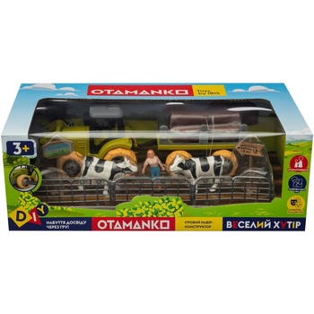 Ігровий набір-конструкторOTAMANKO Веселий хутір: трактор з причепом та фермер з коровами (532.01.56) - Pampik - 9