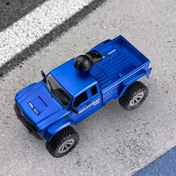 Машинка на радиоуправлении OTAMANKO 4x4 Полноприводный пикап с камерой, синий (532.01.38) - Pampik - 5