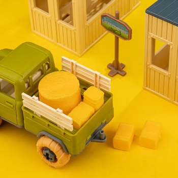 Ігровий набір-конструкторOTAMANKO Веселий хутір: вантажівка та стайня з конями (532.01.61) - Pampik - 5