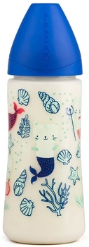 Пляшка для годування Suavinex Морські історії, 360 мл, синій (304002) - Pampik