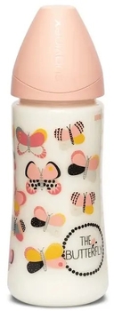 Пляшка для годування Suavinex Крилаті історії, 360 мл, помаранчевий (304827) - Pampik