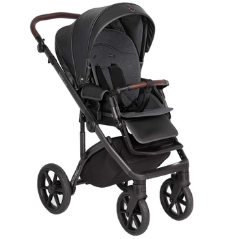 Універсальна коляска 2в1 Roan Bass Next Black Pearl, екошкіра (R-BN-BP) - Pampik - 4