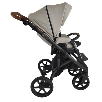 Універсальна коляска 2в1 Roan Bass Next Perl Dark Grey, екошкіра (R-BN-PD) - Pampik - 6