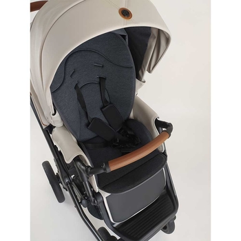 Універсальна коляска 2в1 Roan Bass Next Perl Dark Grey, екошкіра (R-BN-PD) - Pampik - 11