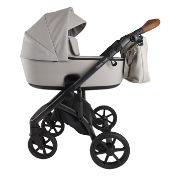Універсальна коляска 2в1 Roan Bass Next Perl Dark Grey, екошкіра (R-BN-PD) - Pampik - 2