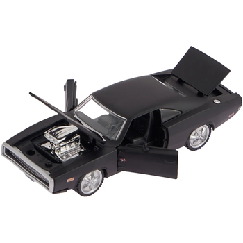 Машинка Rastar 1970 Dodge Charger R/T 1:36, чорний (454.00.97) - Pampik - 2