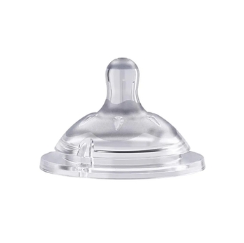 Силіконова соска Chicco Natural Feeling, регульований потік, 4м+, 2 шт. (81035.20) - Pampik - 2