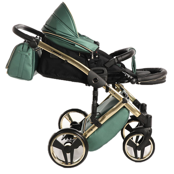 Універсальна коляска 2в1 Junama Fluo line V3 02, зелений (J-Fl-02) - Pampik - 12