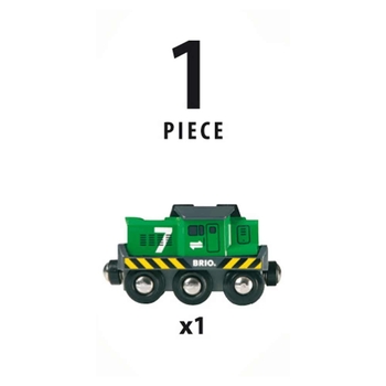 Локомотив для железной дороги Brio на батарейках (33214) - Pampik - 3