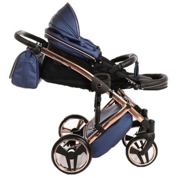 Універсальна коляска 2в1 Junama Fluo line V3 01, синій (J-Fl-01) - Pampik - 15