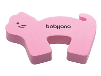 Блокувальник двері BabyOno Кішечка, рожевий (958) - Pampik