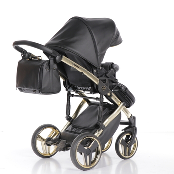 Універсальна коляска 2в1 Junama Fluo line V3 04, чорний (J-Fl-01) - Pampik - 17