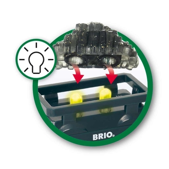 Вагон для железной дороги Brio с золотом и светом (33896) - Pampik - 3