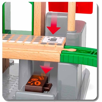 Дитяча залізниця Brio з центральним вокзалом (33989) - Pampik - 8