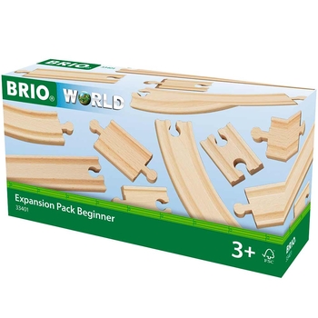 Базовый набор расширений для железной дороги Brio, 11 элементов (33401) - Pampik