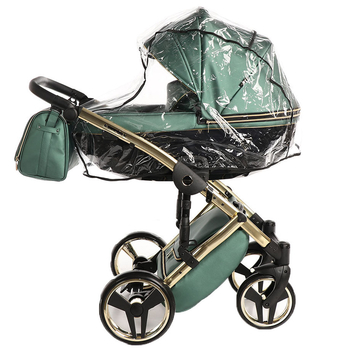 Універсальна коляска 2в1 Junama Fluo line V3 02, зелений (J-Fl-02) - Pampik - 6