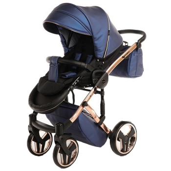 Універсальна коляска 2в1 Junama Fluo line V3 01, синій (J-Fl-01) - Pampik - 10