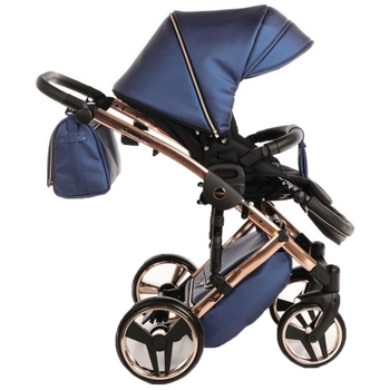 Універсальна коляска 2в1 Junama Fluo line V3 01, синій (J-Fl-01) - Pampik - 11