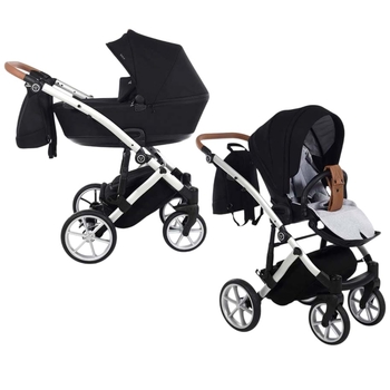 Універсальна коляска 2в1 Junama Space 04, чорний (J-Sp-04) - Pampik