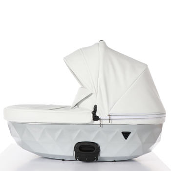 Універсальна коляска 2в1 Junama Mirror Satin 04, білий (J-MS-04) - Pampik - 16