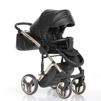 Універсальна коляска 2в1 Junama Fluo line V3 04, чорний (J-Fl-01) - Pampik - 12