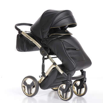 Універсальна коляска 2в1 Junama Fluo line V3 04, чорний (J-Fl-01) - Pampik - 10