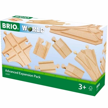 Продвинутый набор расширений для железной дороги Brio, 11 элементов (33307) - Pampik