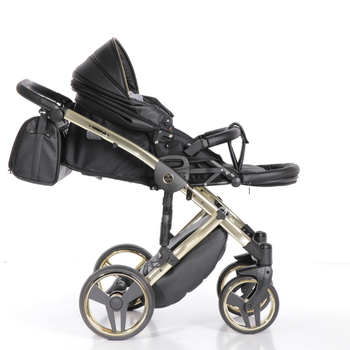 Універсальна коляска 2в1 Junama Fluo line V3 04, чорний (J-Fl-01) - Pampik - 19