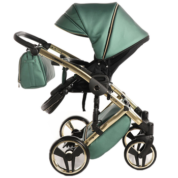 Універсальна коляска 2в1 Junama Fluo line V3 02, зелений (J-Fl-02) - Pampik - 13