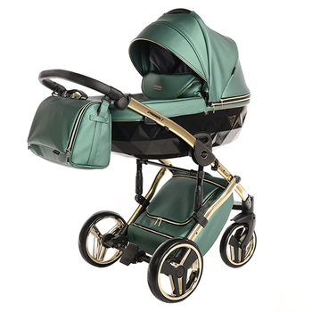 Універсальна коляска 2в1 Junama Fluo line V3 02, зелений (J-Fl-02) - Pampik - 2