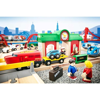 Станция для железной дороги Brio со звукозаписью (33578) - Pampik - 7