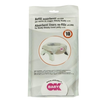 Комплект сменных вкладышей OK Baby Set для горшка Roady, 10 шт. (39080000) - Pampik