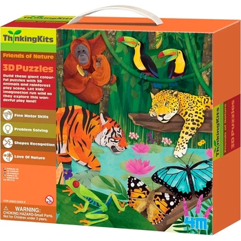 3D Пазл 4M Тропический лес (00-04678) - Pampik